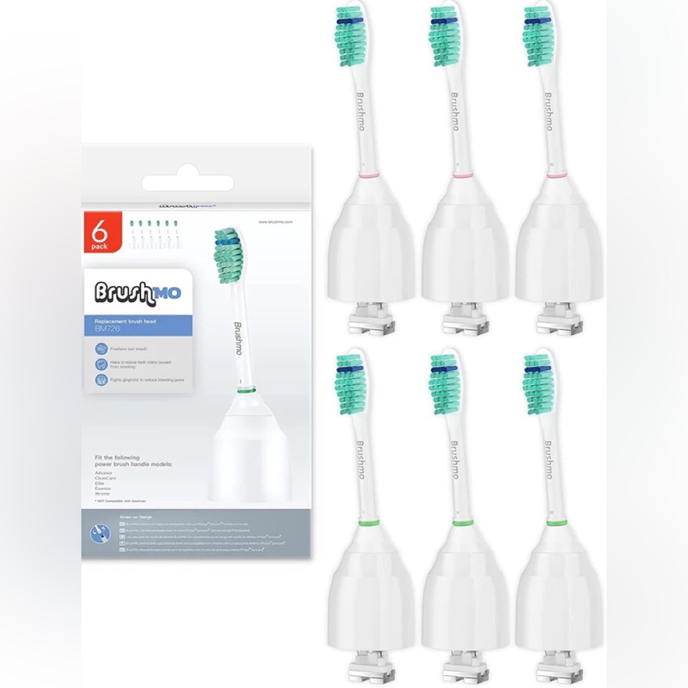NWT 6 pk replacement toothbrush heads